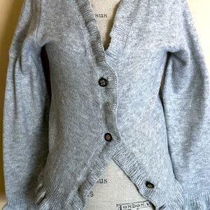 Elegant Gray Women's Sweater
